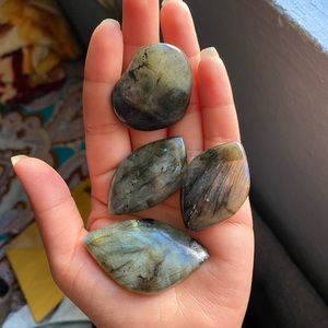 ✨ON SALE✨ 🌳 (4) Labradorite Cabochons